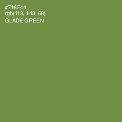 #718F44 - Glade Green Color Image
